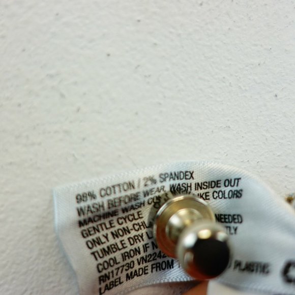 WILD‎ FABLE Romper Small Womens Denim Blue Med Washed Pocket Distressed Raw Hem - Picture 10 of 11